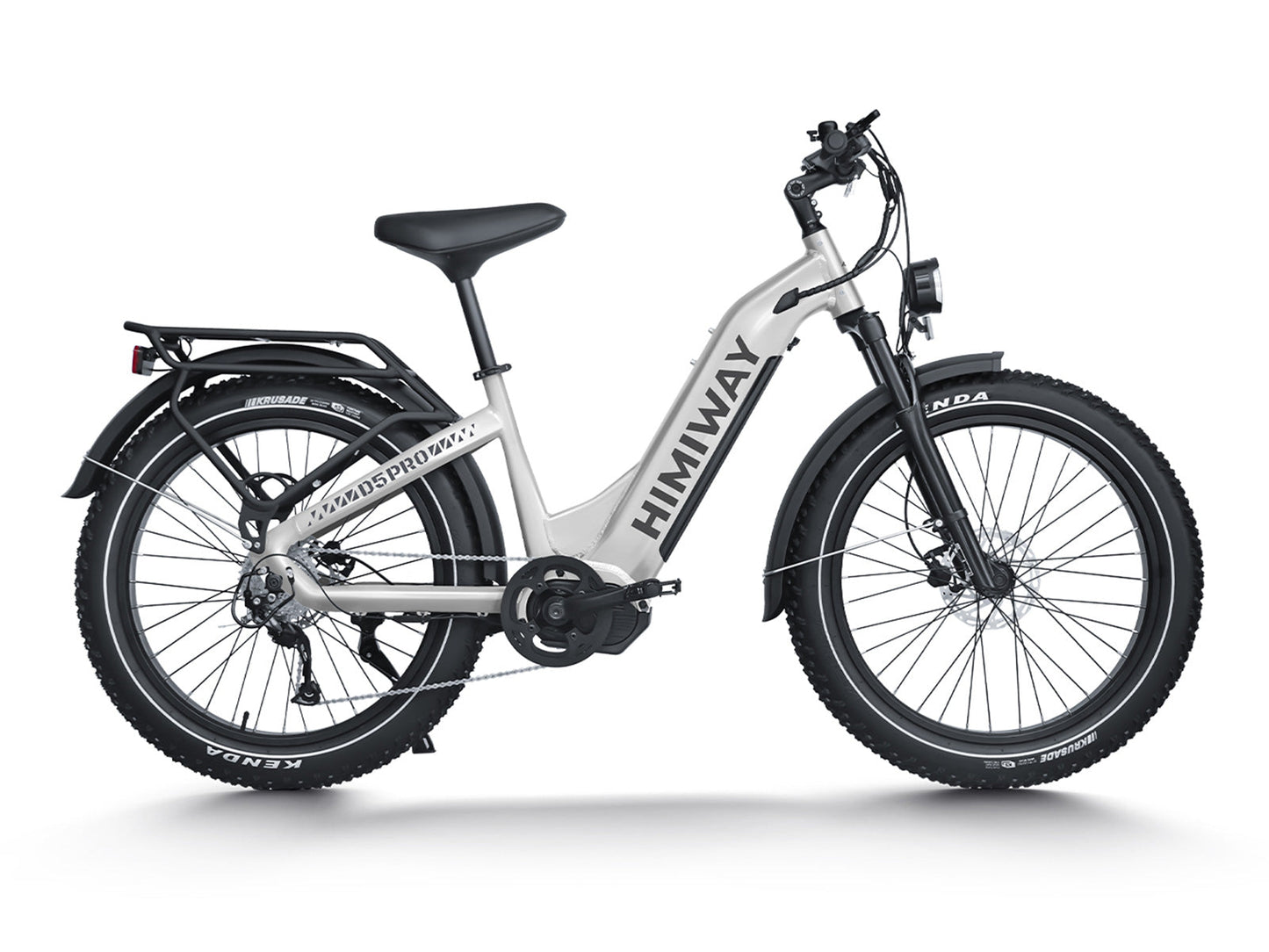 Himiway D5 Pro Mid-Drive Electric Fat Tire Bike - 130Nm Torque, All-Terrain eBike - Top Speed 20 MPH