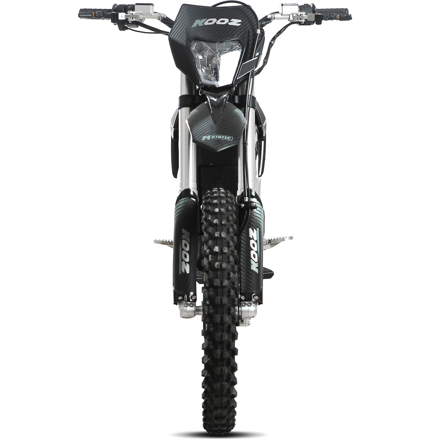 MotoTec Venom 72V 30000W electric dirt bike rear view