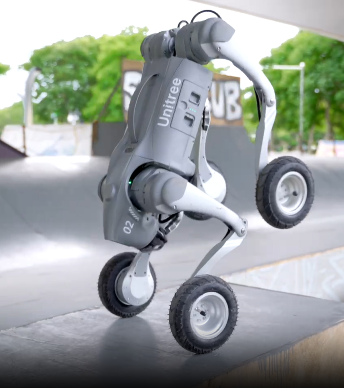 Unitree Go2-W Wheeled Robotic Dog