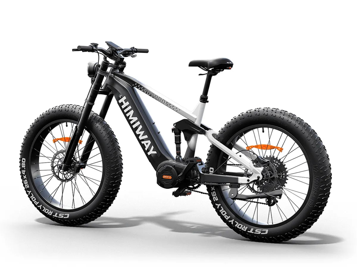 Himiway D7 PRO Electric Bike - Full Suspension Fat Tire All-Terrain - Top Speed 20 MPH
