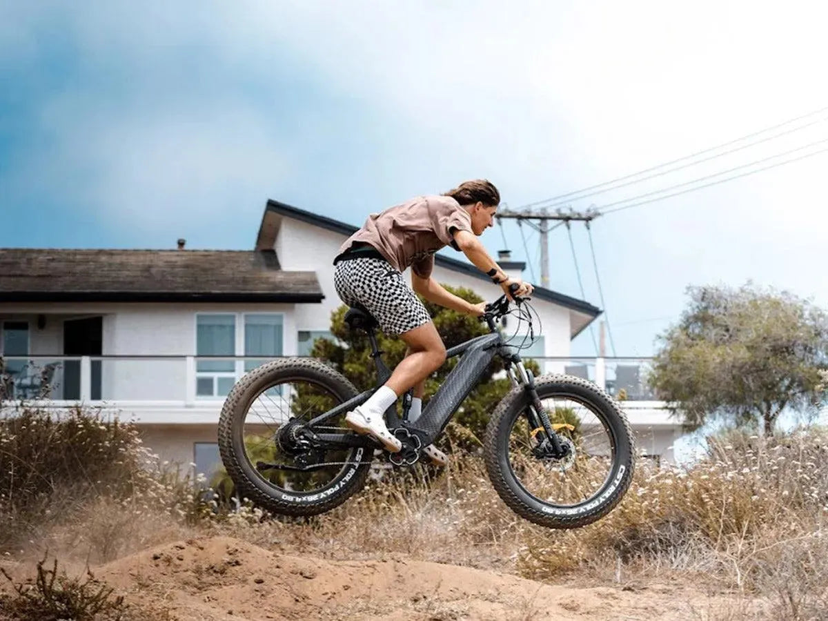 Himiway D7 Electric Bike - Full Suspension Fat Tire 960Wh - Top Speed 20 MPH