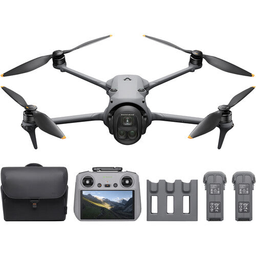 DJI Mavic 4 Pro Fly More Combo with DJI RC 2, three batteries, charging hub and shoulder bag