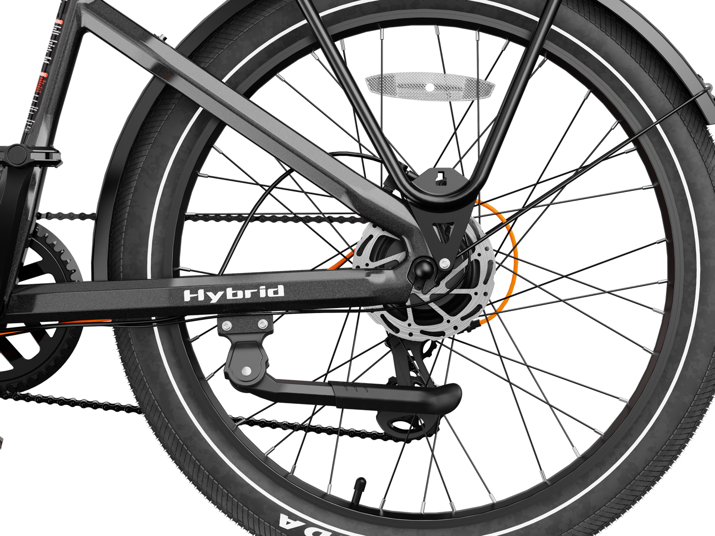 Heybike Hybrid Electric Commuter Bike - 100 Mile Range, High Capacity - Top Speed 28 MPH