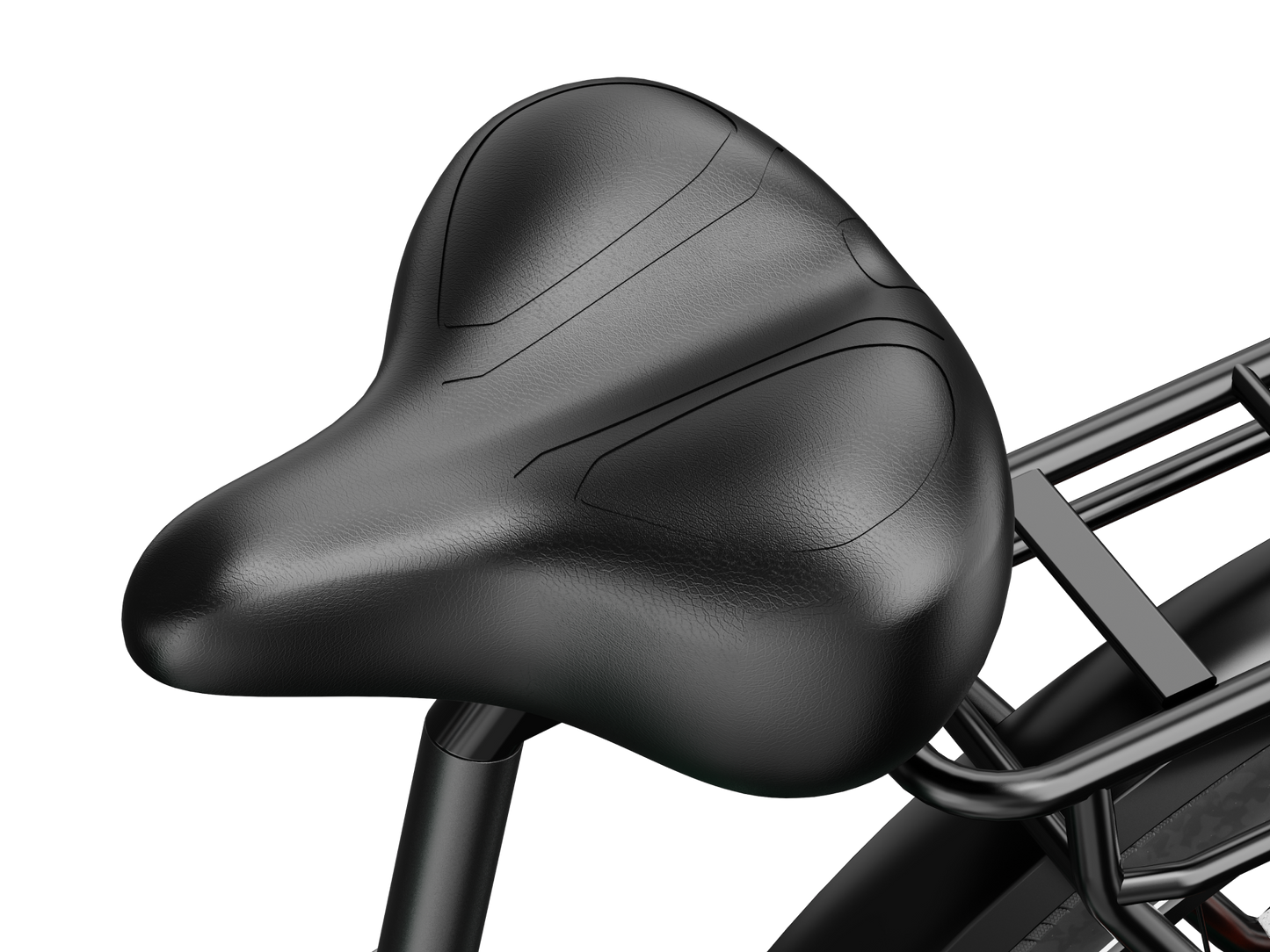 Heybike Hybrid Electric Commuter Bike - 100 Mile Range, High Capacity - Top Speed 28 MPH