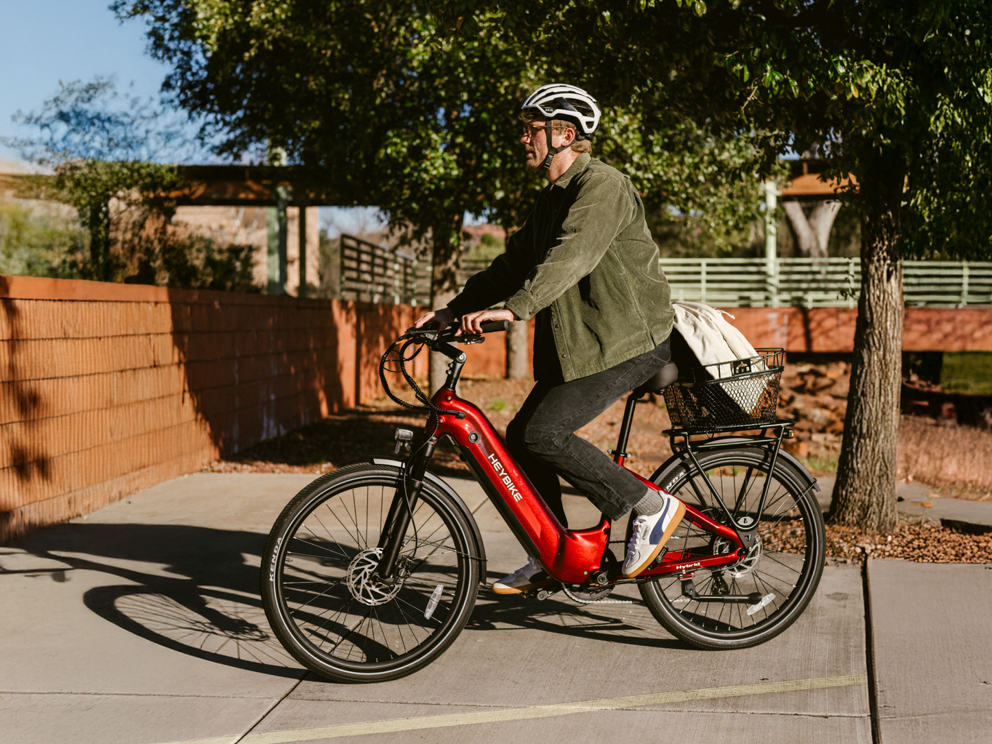Heybike Hybrid Electric Commuter Bike - 100 Mile Range, High Capacity - Top Speed 28 MPH
