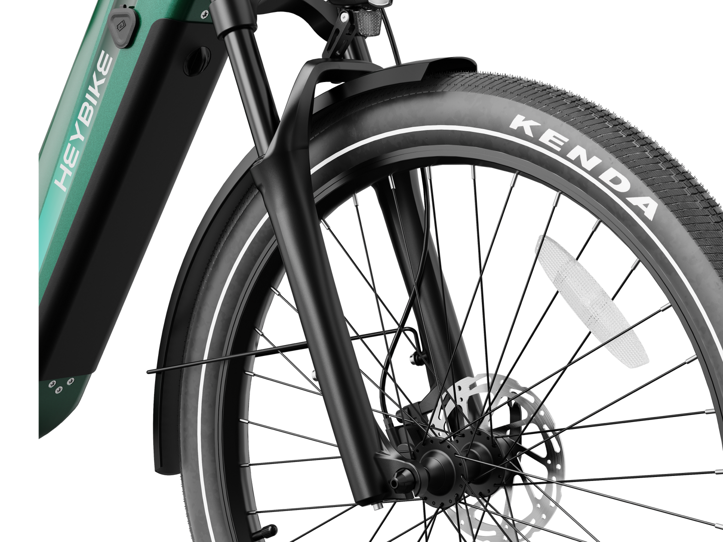 Heybike Hybrid Electric Commuter Bike - 100 Mile Range, High Capacity - Top Speed 28 MPH