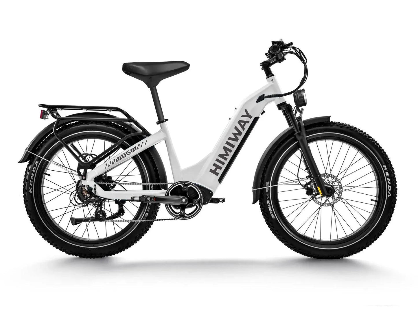 Himiway D5 Zebra Fat Tire Electric Bike - Built for All-Terrain Performance - Top Speed 20 MPH