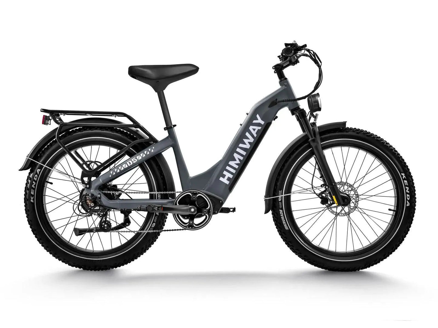 Himiway D5 Zebra Fat Tire Electric Bike - Built for All-Terrain Performance - Top Speed 20 MPH