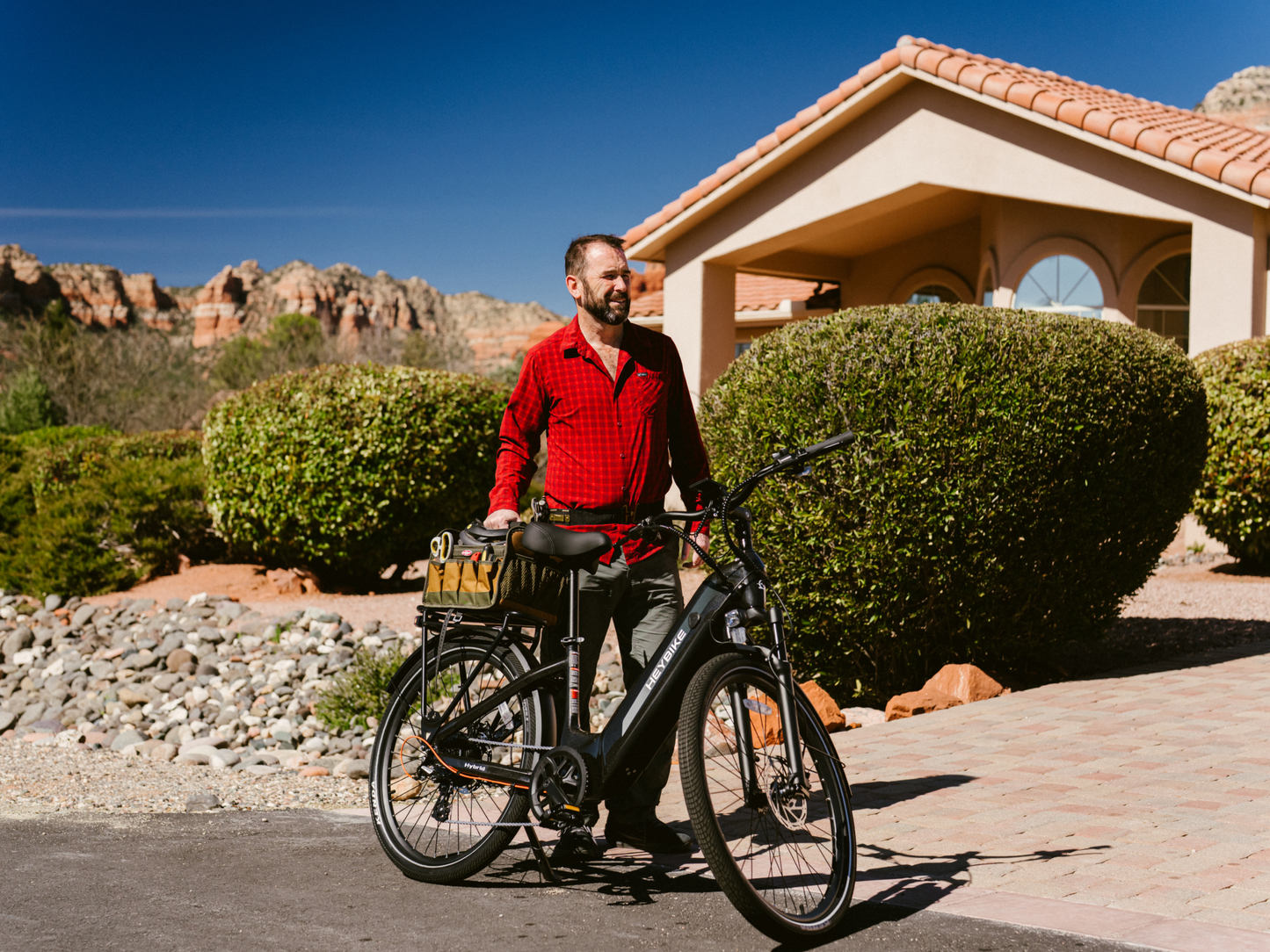 Heybike Hybrid Electric Commuter Bike - 100 Mile Range, High Capacity - Top Speed 28 MPH
