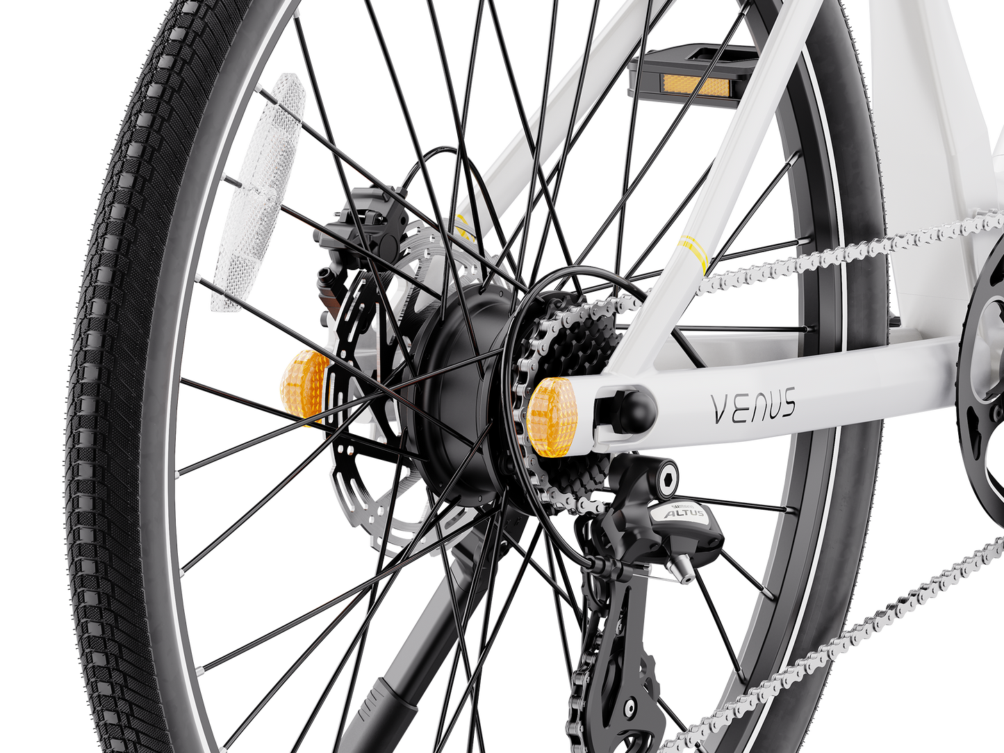 Heybike Venus Electric Commuter Bike - Lightweight, 85 Mile Range - Top Speed 28 MPH