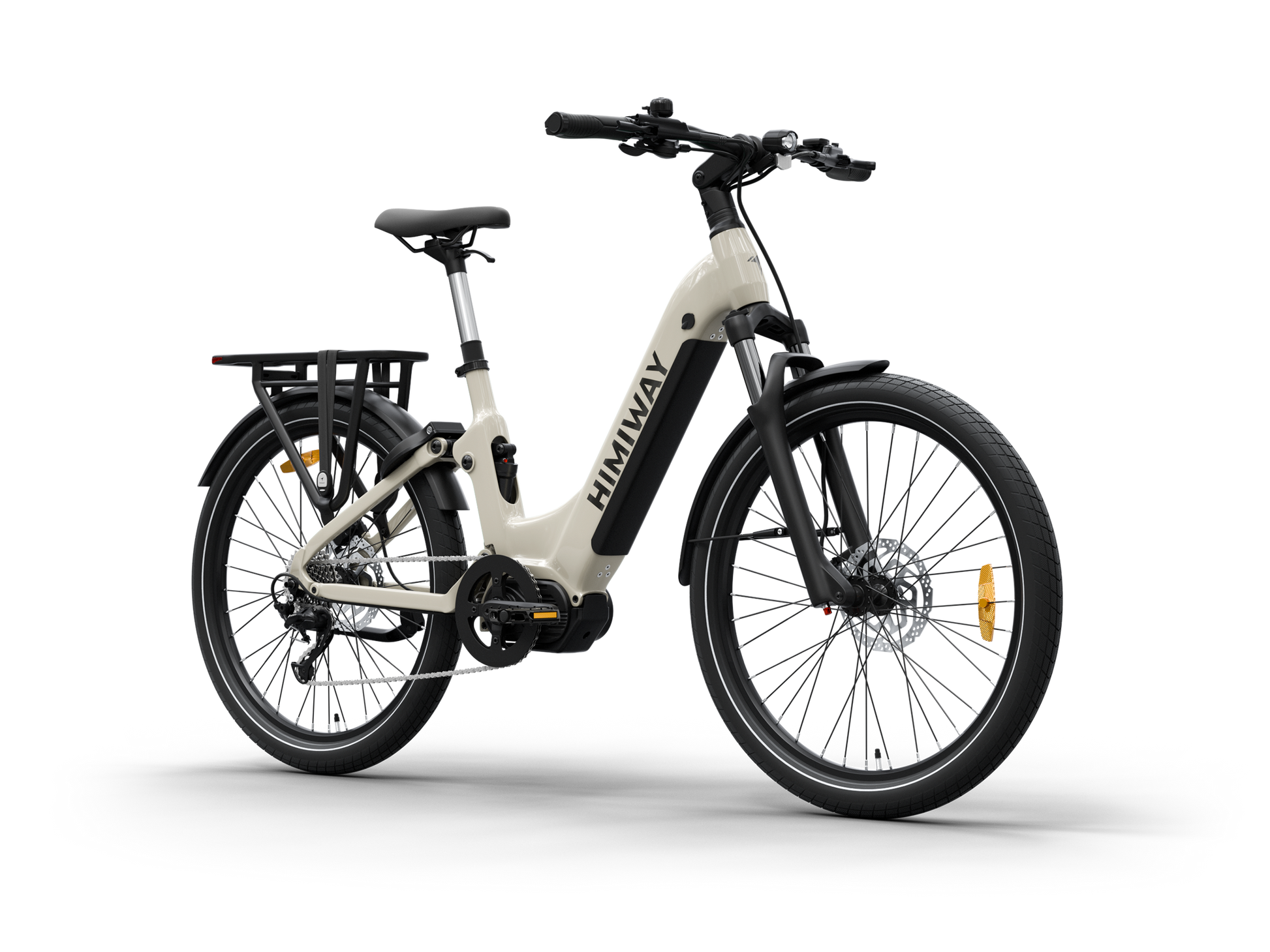 Himiway A7 Pro commuter electric bike in Lightgray side view