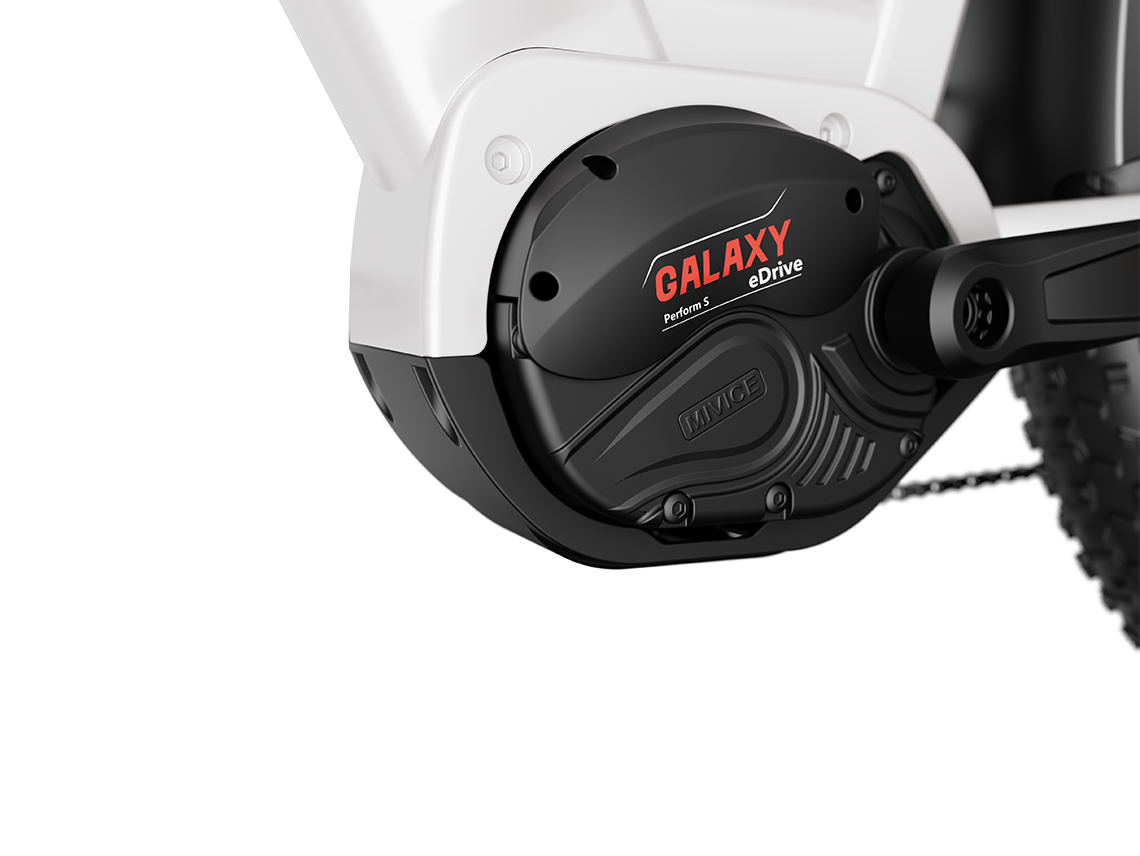 Heybike ALPHA Mivice mid-drive motor detail