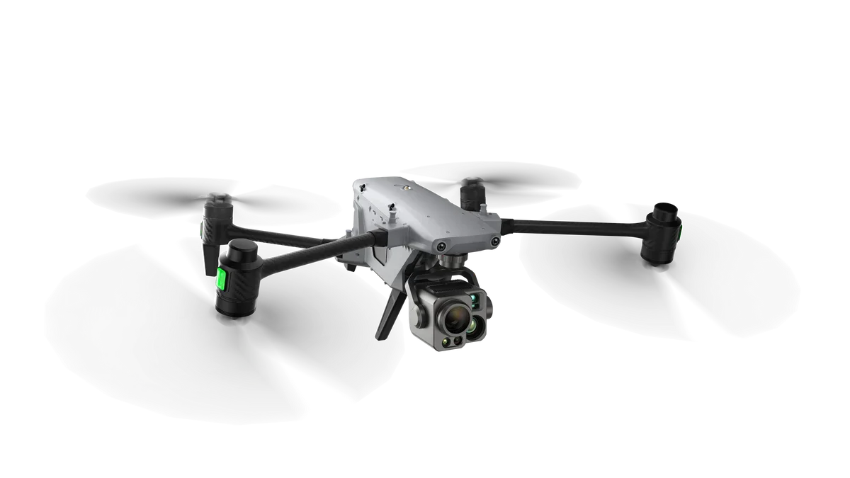 Autel Alpha L35T drone hovering with propellers in motion