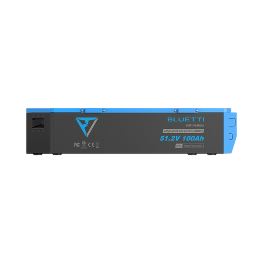 BLUETTI B4810 51.2V 100Ah LiFePO4 battery front view