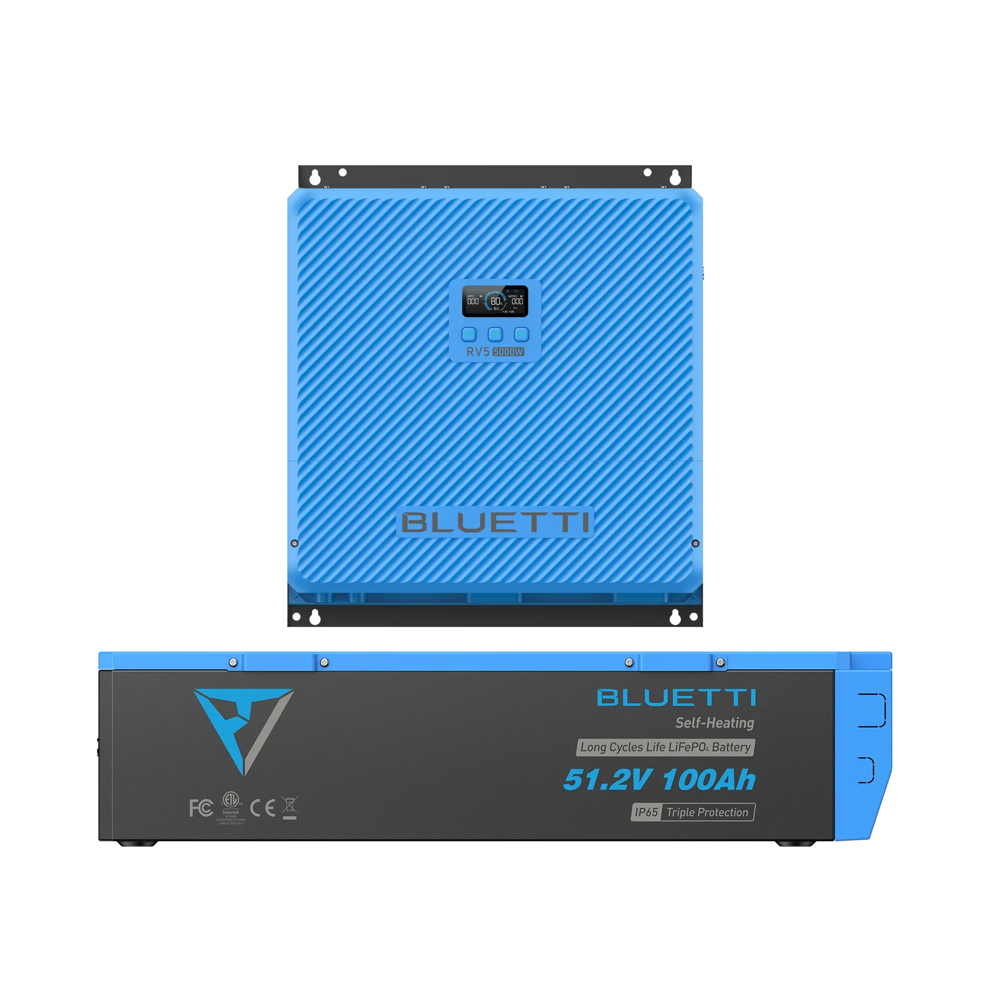 BLUETTI RV5 power hub with B4810 5120Wh battery bundle
