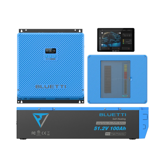 BLUETTI RV5 5kWh RV power kit with B4810 Epanel and Epad