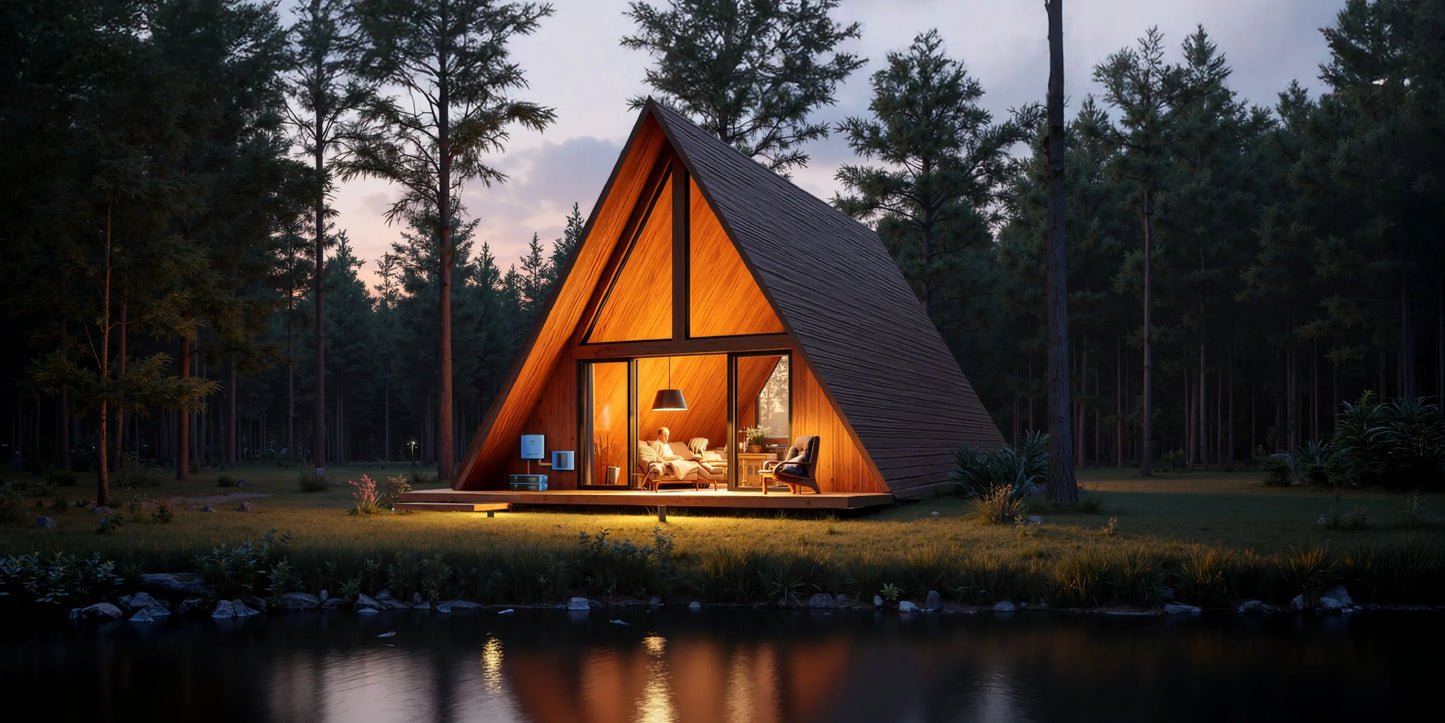 BLUETTI RV5 power kit for off-grid cabin use