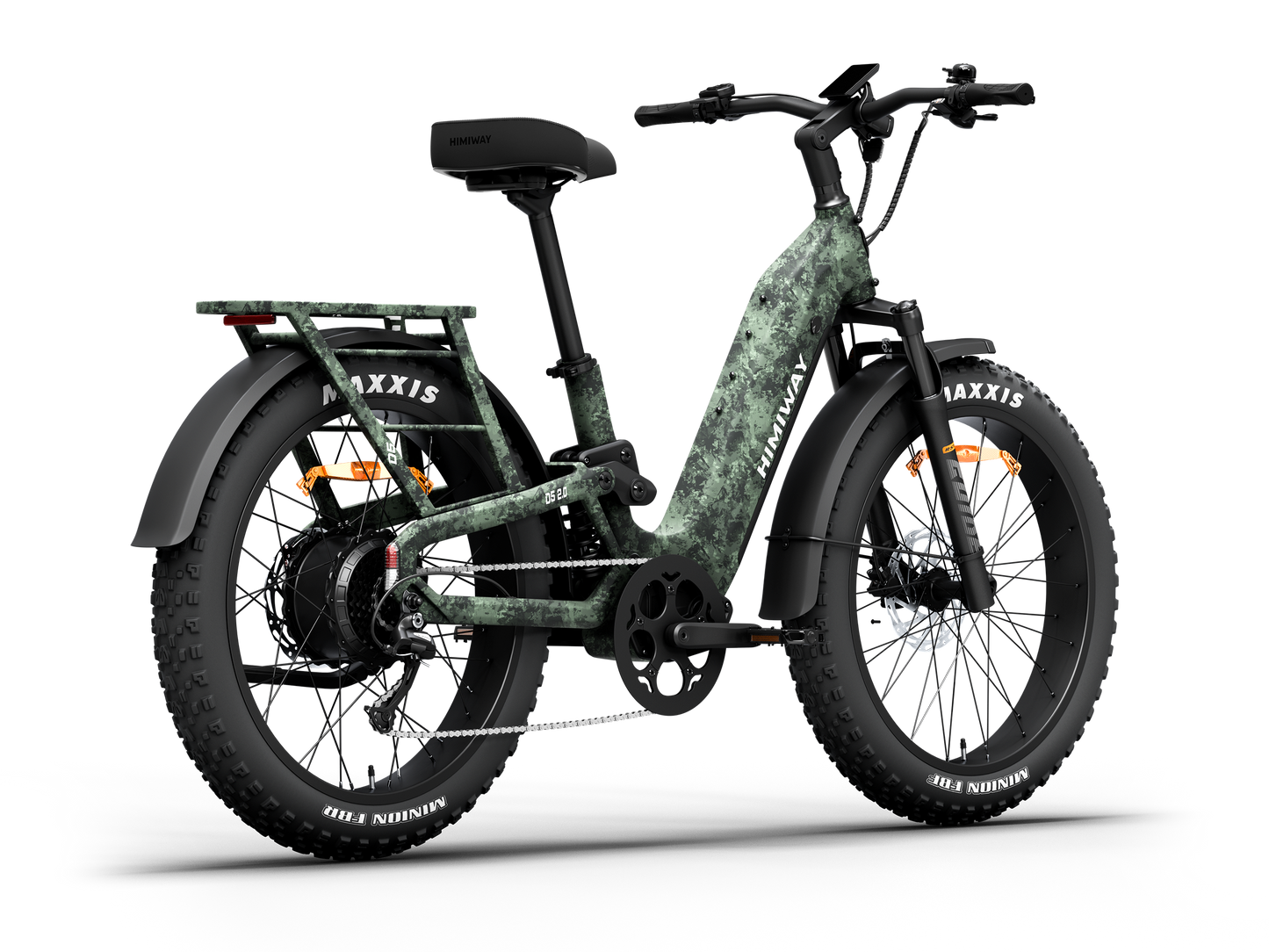 Himiway D5 2.0 Camo Step-Through eBike - Top Speed 28 MPH