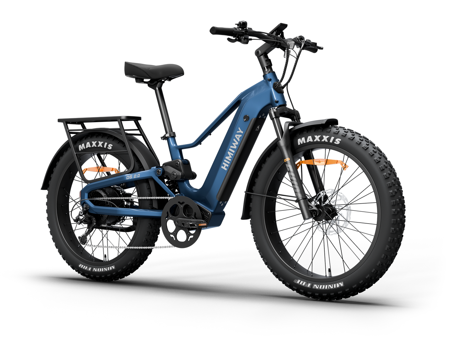 Himiway D5 2.0 Full Suspension Fat Tire eBike — 26" - Top Speed 28 MPH