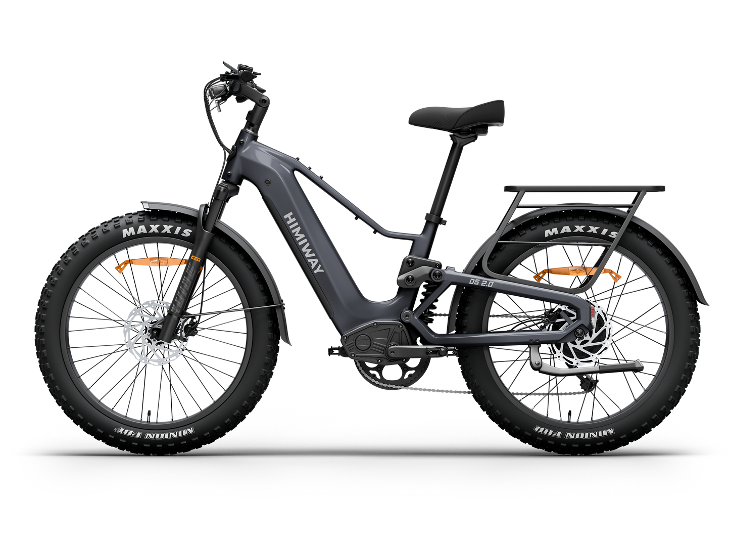 Himiway D5 2.0 Full Suspension Fat Tire eBike — 26" - Top Speed 28 MPH