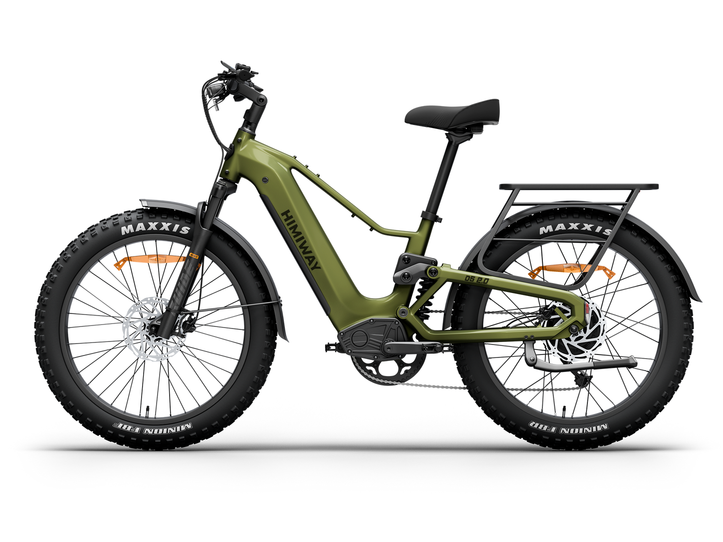 Himiway D5 2.0 Full Suspension Fat Tire eBike — 26" - Top Speed 28 MPH