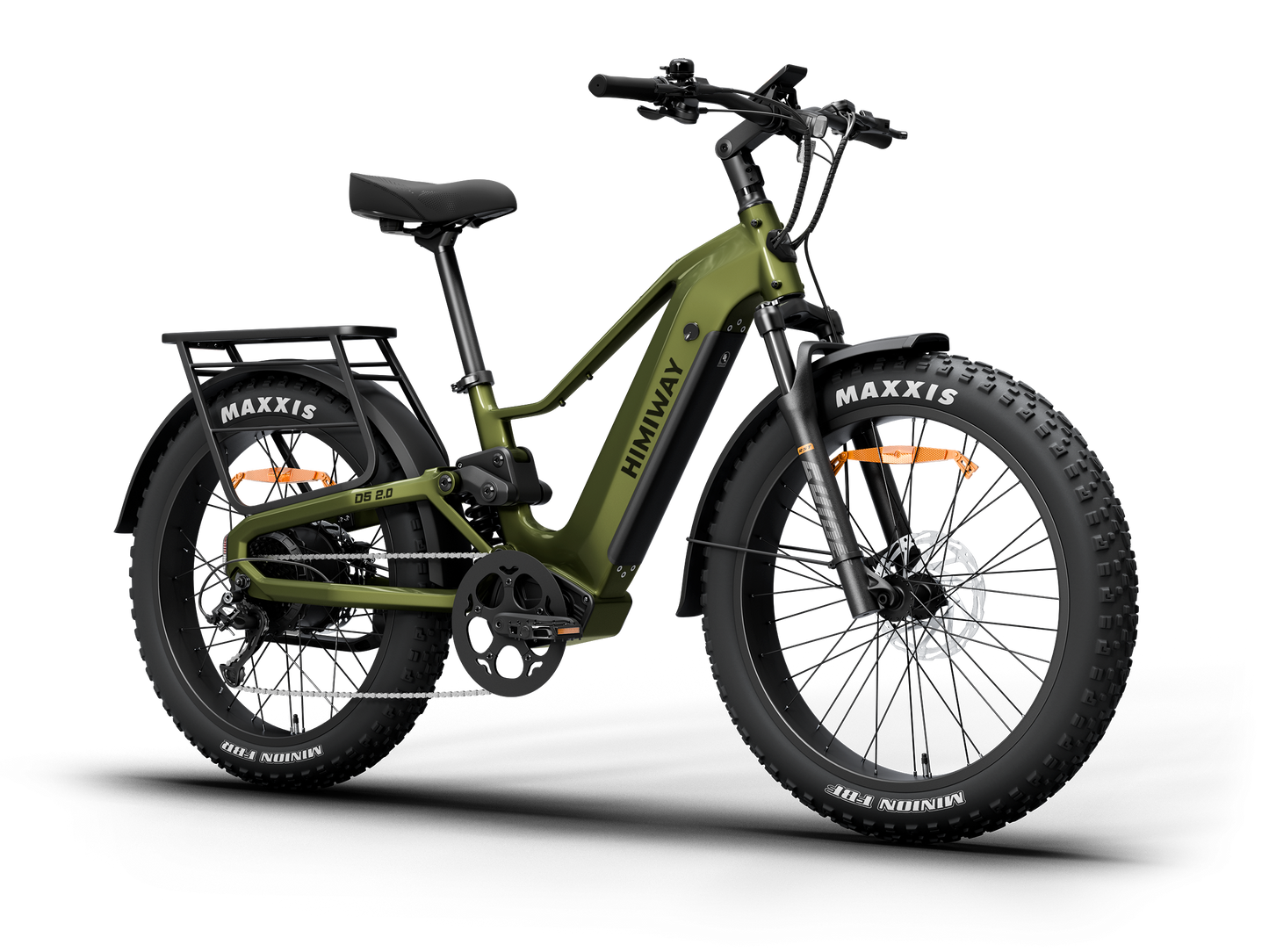 Himiway D5 2.0 Full Suspension Fat Tire eBike — 26" - Top Speed 28 MPH