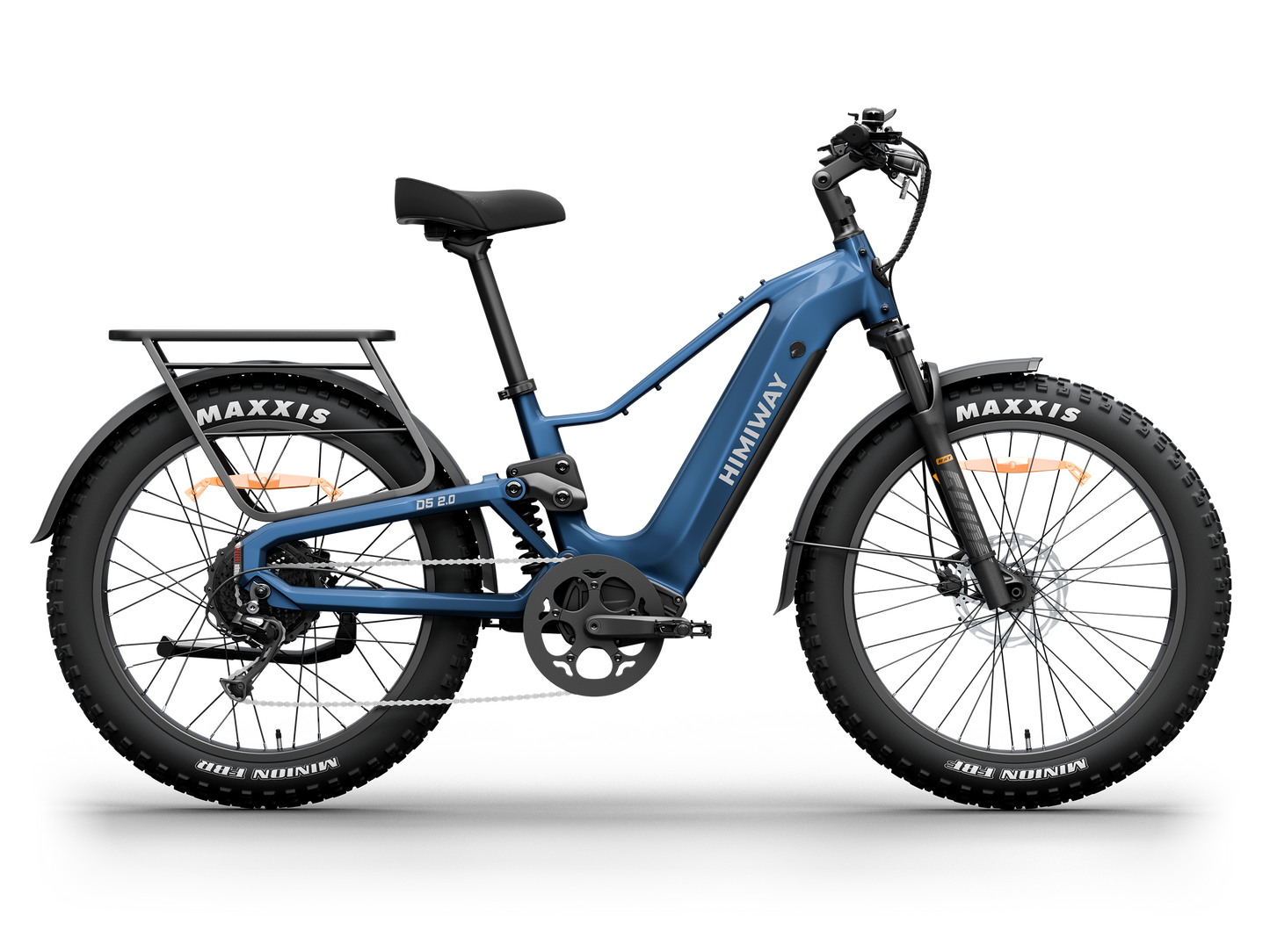 Himiway D5 2.0 Full Suspension Fat Tire eBike — 26" - Top Speed 28 MPH