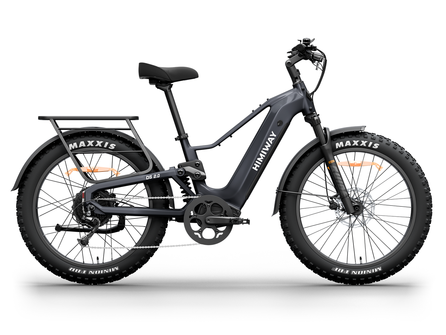 Himiway D5 2.0 Full Suspension Fat Tire eBike — 26" - Top Speed 28 MPH