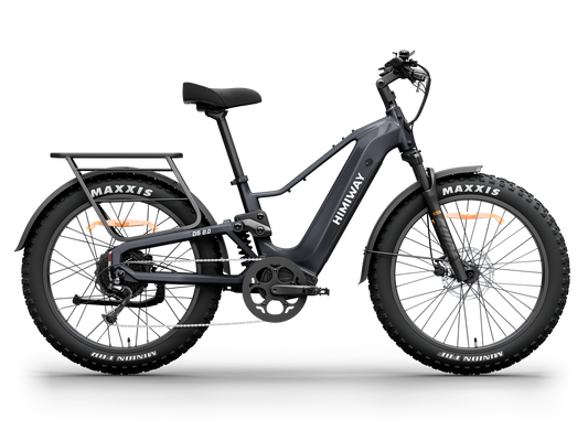 Himiway D5 2.0 Full Suspension Fat Tire eBike — 26" - Top Speed 28 MPH