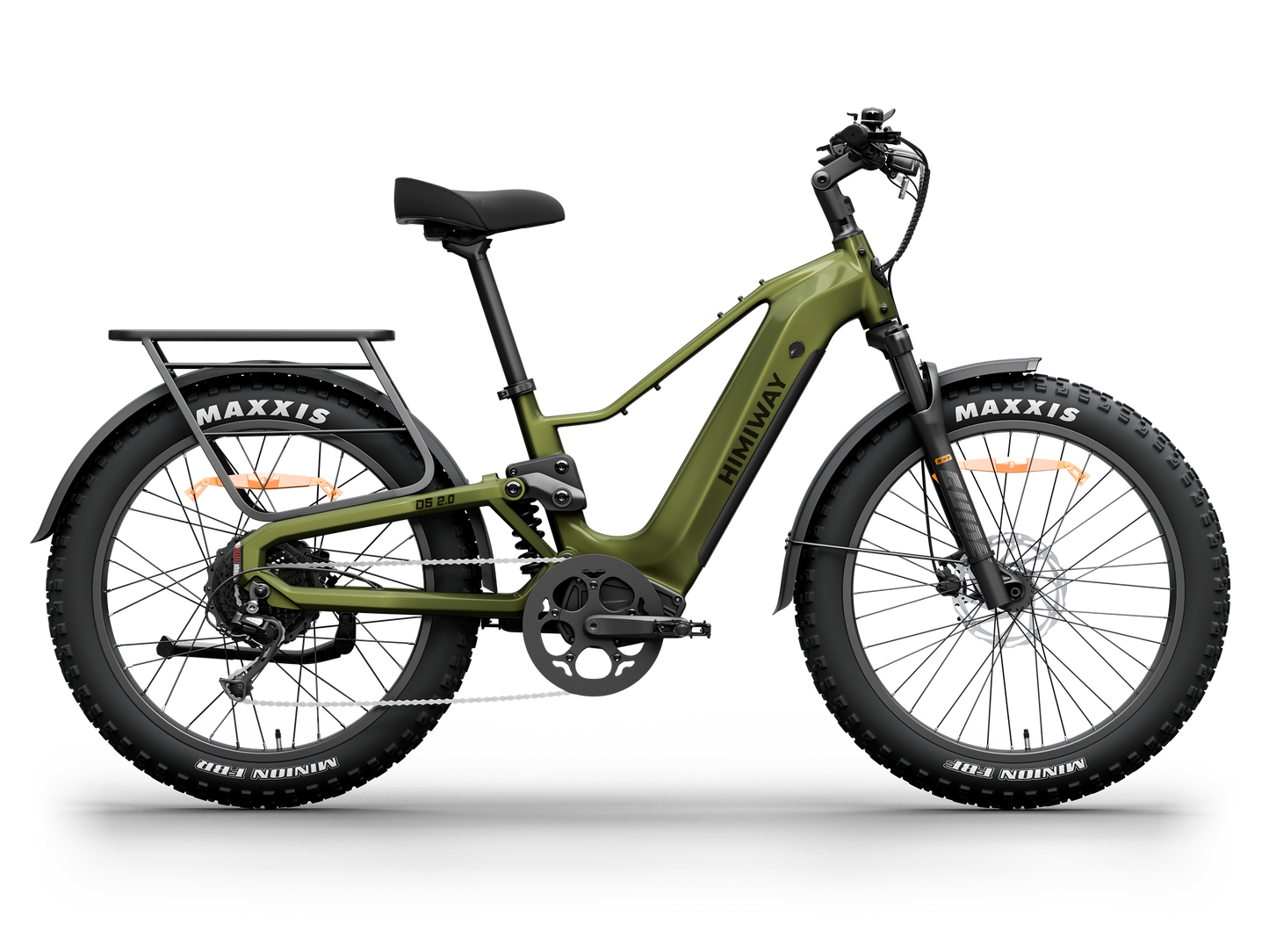 Himiway D5 2.0 Full Suspension Fat Tire eBike — 26" - Top Speed 28 MPH