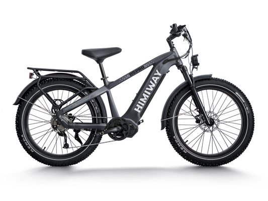 Himiway D5 Pro Mid-Drive Electric Fat Tire Bike - 130Nm Torque, All-Terrain eBike - Top Speed 20 MPH