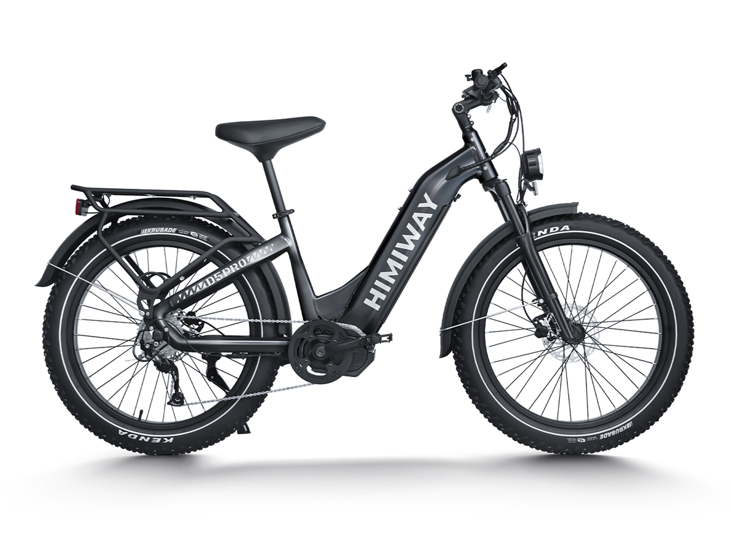 Himiway D5 Pro Mid-Drive Electric Fat Tire Bike - 130Nm Torque, All-Terrain eBike - Top Speed 20 MPH