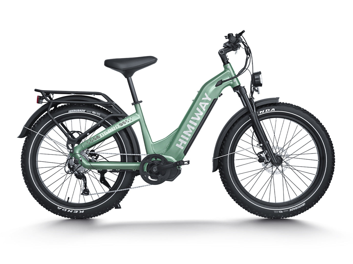 Himiway D5 Pro Mid-Drive Electric Fat Tire Bike - 130Nm Torque, All-Terrain eBike - Top Speed 20 MPH