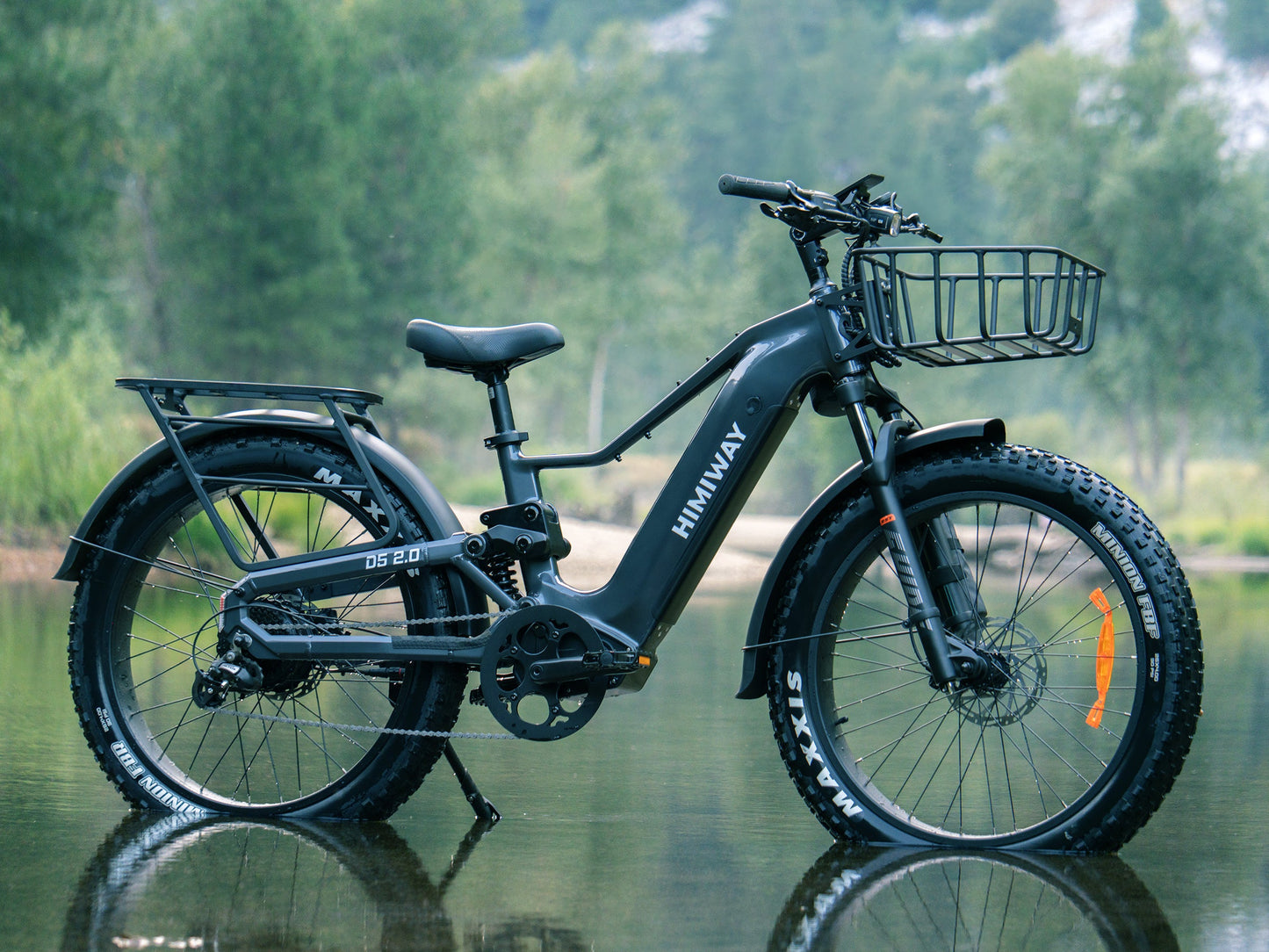 Himiway D5 2.0 Full Suspension Fat Tire eBike — 26" - Top Speed 28 MPH
