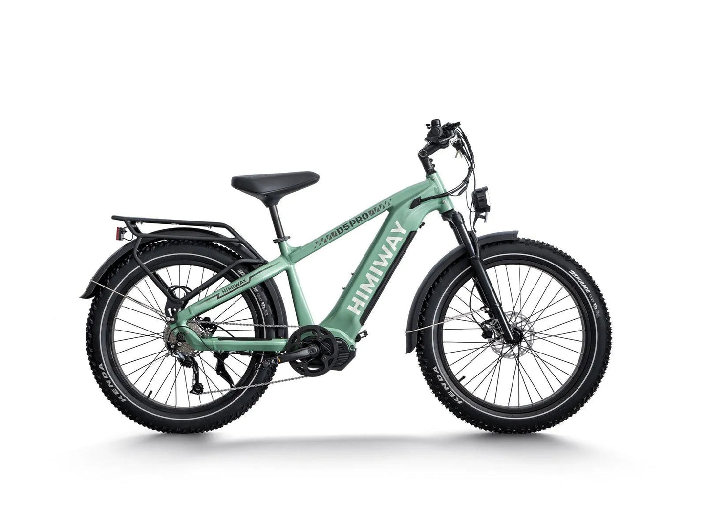 Himiway D5 Pro Mid-Drive Electric Fat Tire Bike - 130Nm Torque, All-Terrain eBike - Top Speed 20 MPH