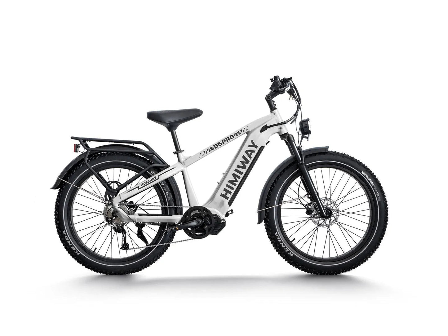 Himiway D5 Pro Mid-Drive Electric Fat Tire Bike - 130Nm Torque, All-Terrain eBike - Top Speed 20 MPH