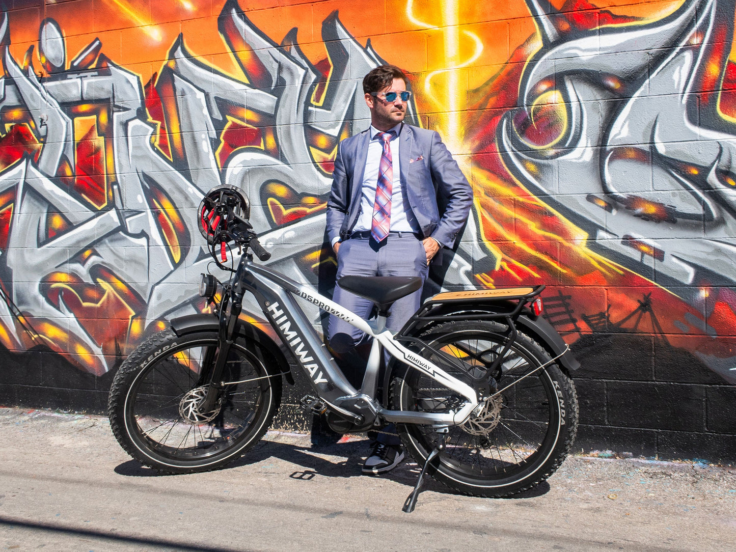 Himiway D5 Pro Mid-Drive Electric Fat Tire Bike - 130Nm Torque, All-Terrain eBike - Top Speed 20 MPH