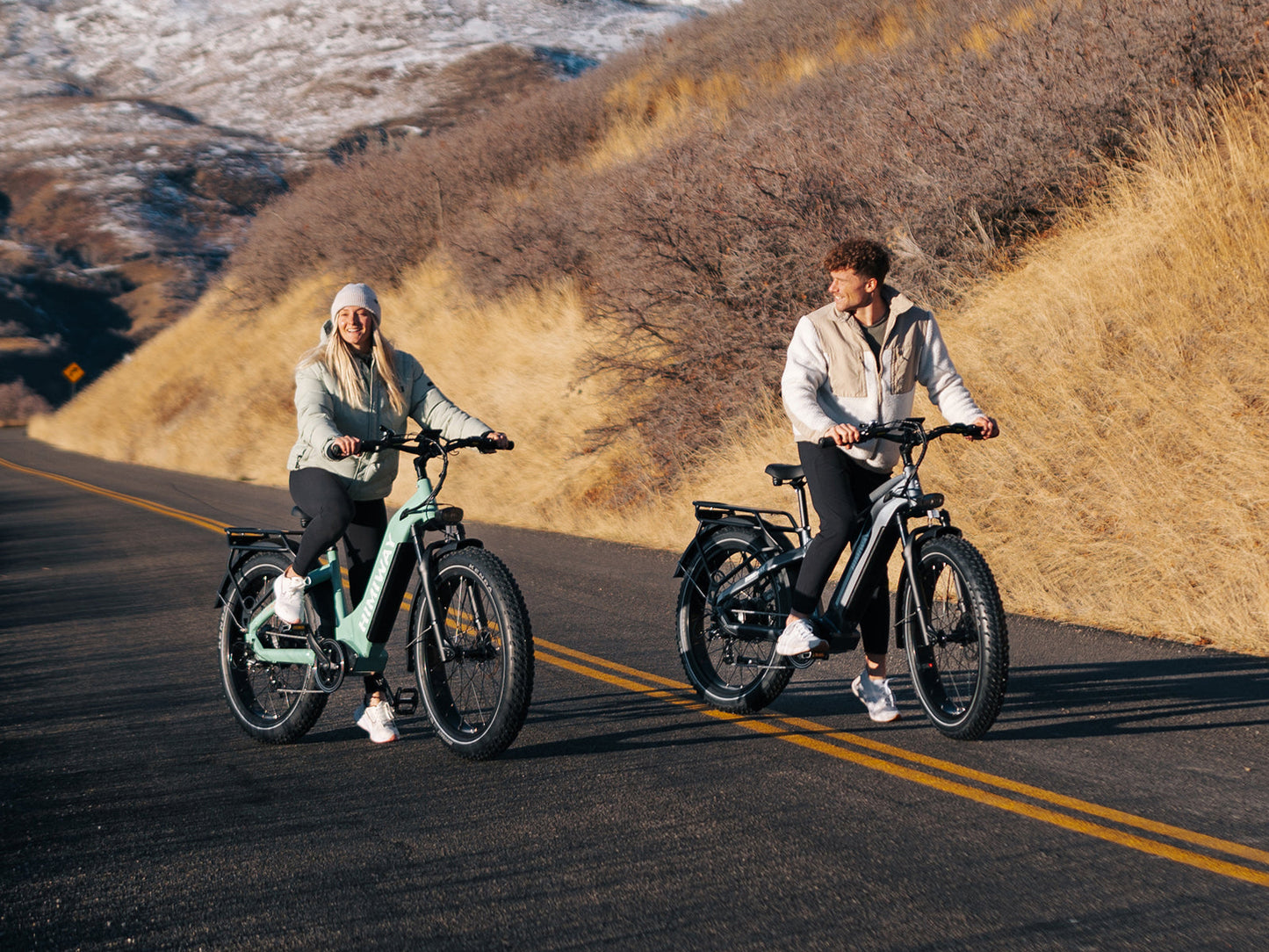 Himiway D5 Zebra Fat Tire Electric Bike - Built for All-Terrain Performance - Top Speed 20 MPH