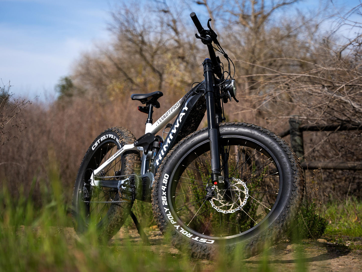 Himiway D7 PRO Electric Bike - Full Suspension Fat Tire All-Terrain - Top Speed 20 MPH