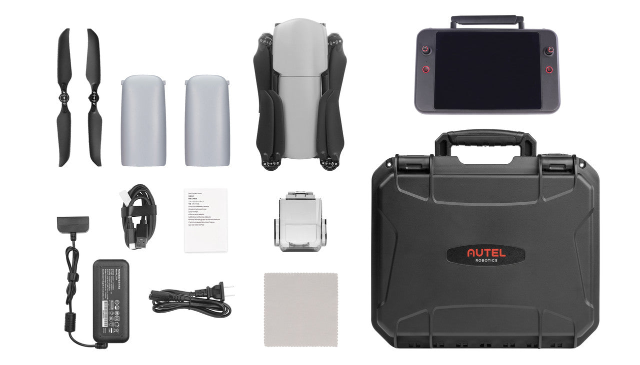 Autel EVO Lite 640T Enterprise 7.9 Premium Package with controller, batteries, charging accessories and shoulder bag