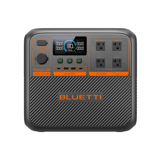 BLUETTI Premium 200 V2 portable power station front view