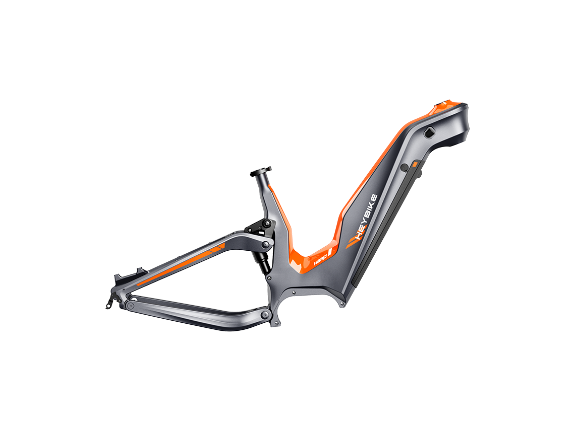 Heybike Hero T800 carbon fiber frame detail