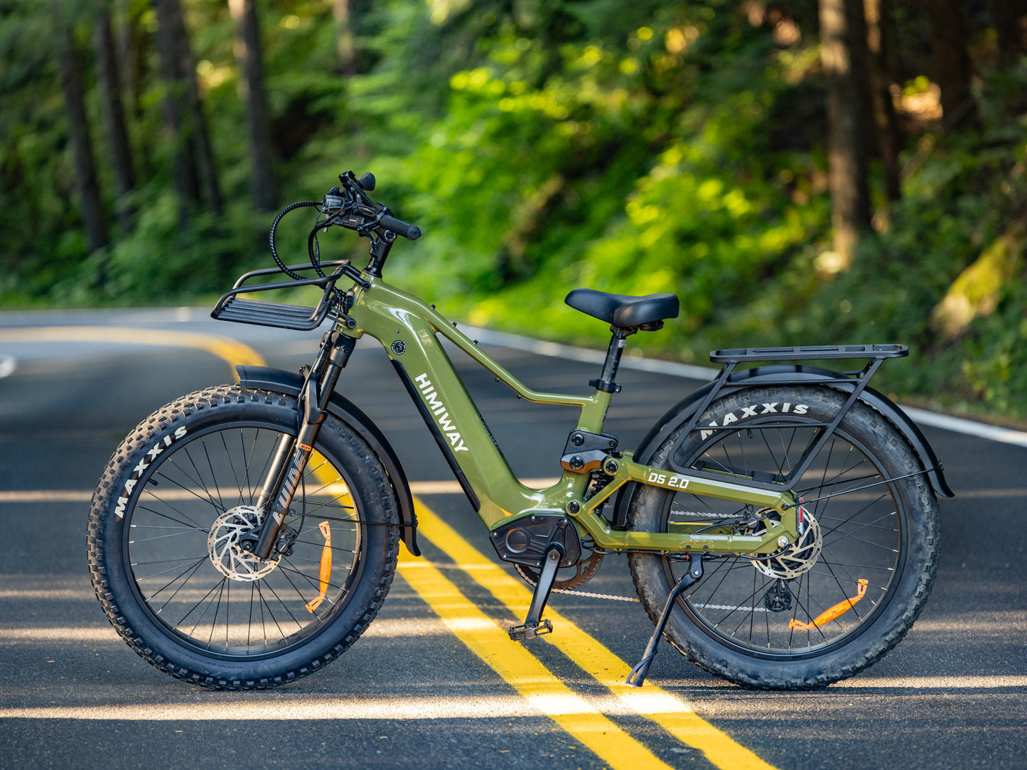 Himiway D5 2.0 Full Suspension Fat Tire eBike — 26" - Top Speed 28 MPH