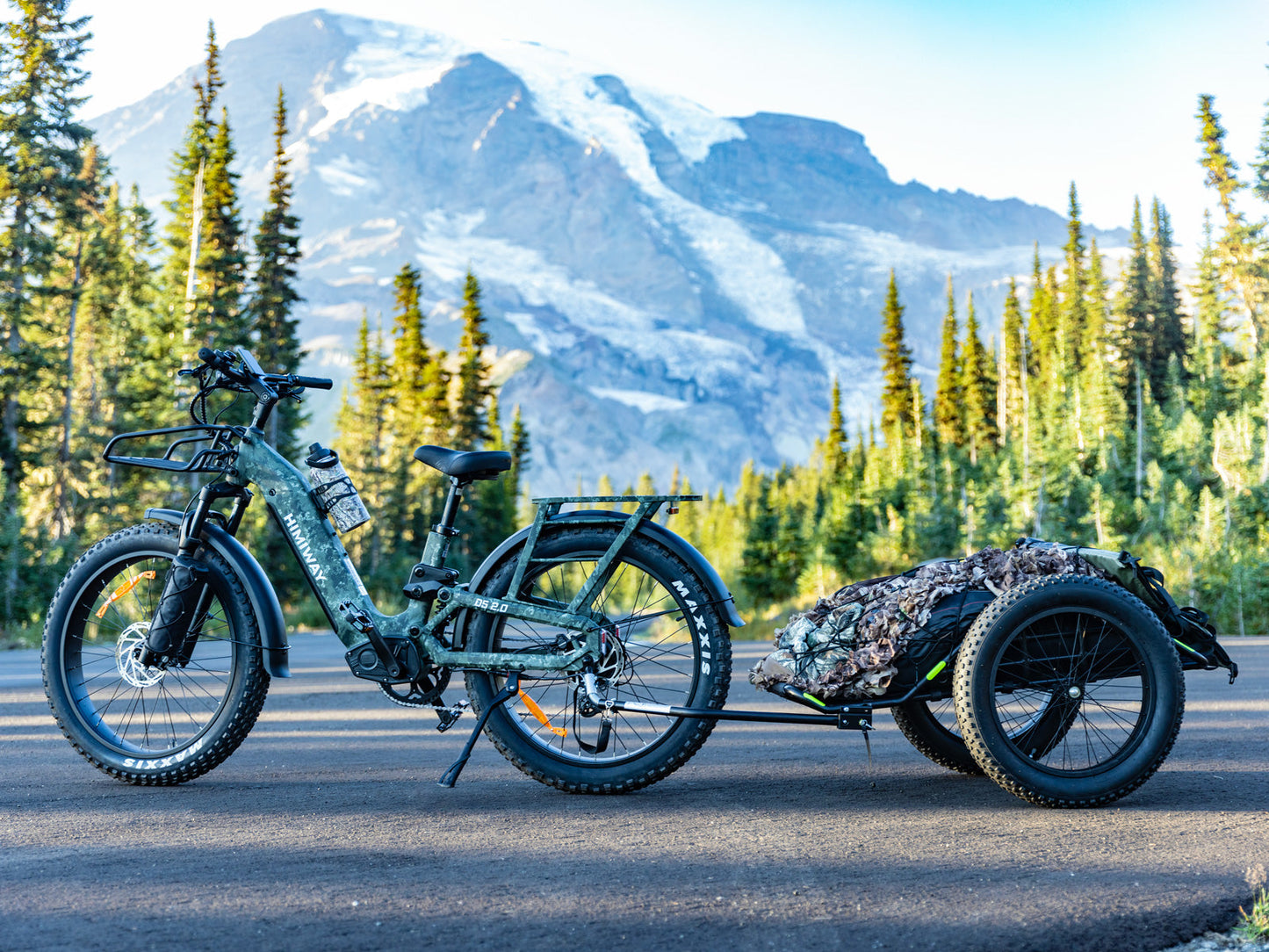 Himiway D5 2.0 Camo Step-Through eBike - Top Speed 28 MPH