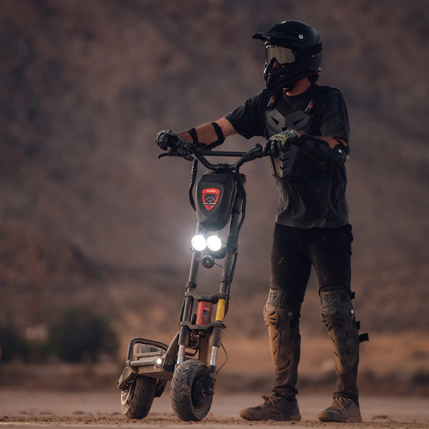 Kaabo Warrior 11 Pro+ Electric Scooter — 50 MPH Dual Motor