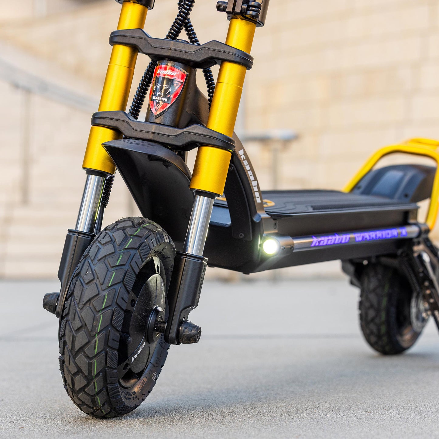 Kaabo Warrior X Max Electric Scooter 44 MPH Dual Motor All-Terrain