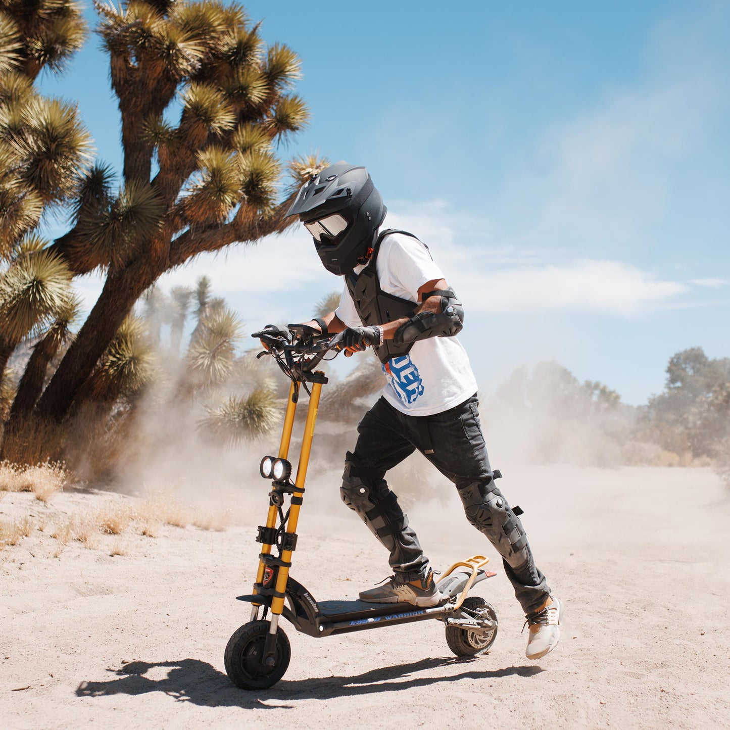 Kaabo Warrior X Max Electric Scooter 44 MPH Dual Motor All-Terrain