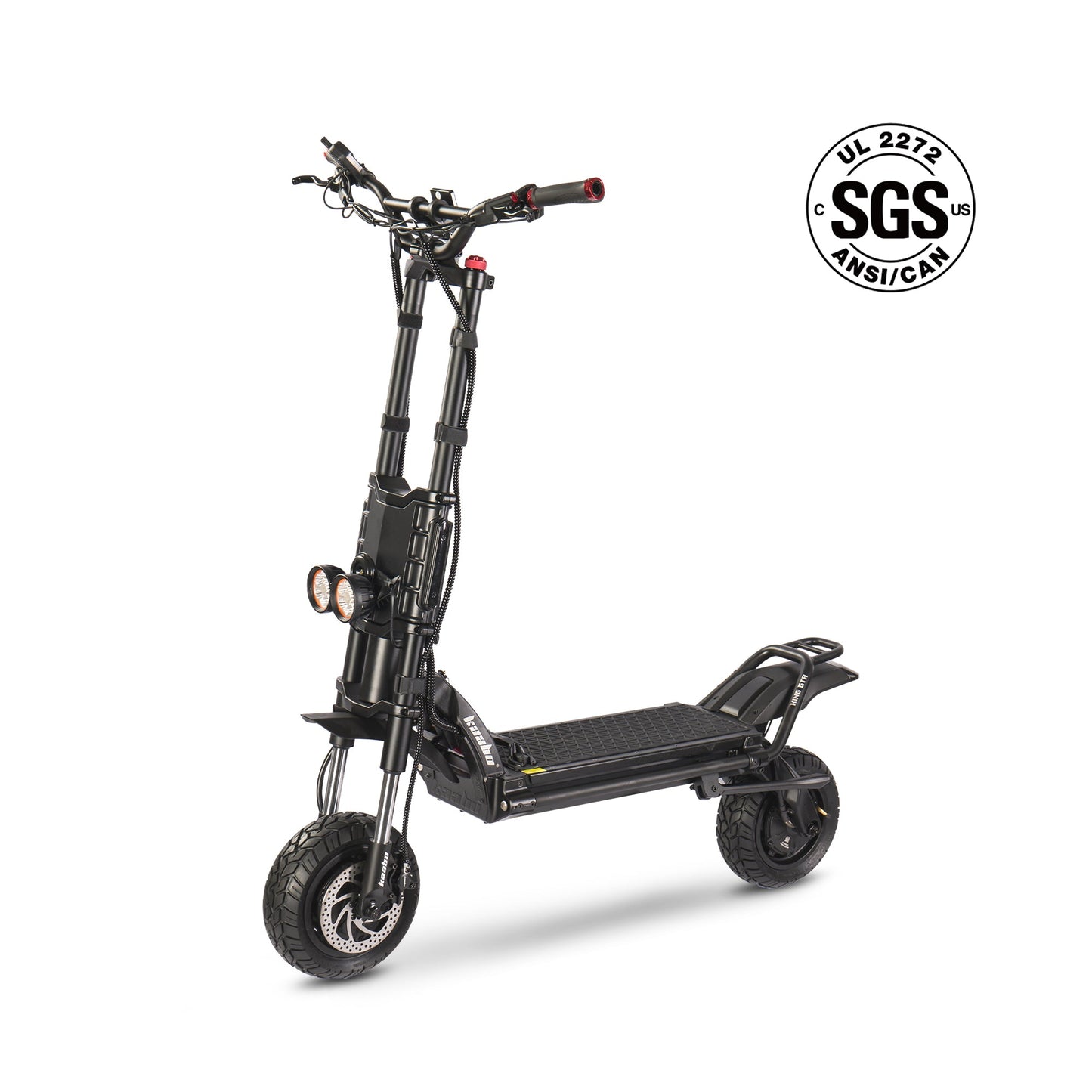 Kaabo King GTR Electric Scooter — Dual Motor 65 MPH Removable Battery