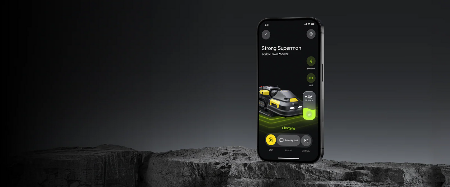Yarbo app controls for Lawn Mower Pro schedules and mowing settings