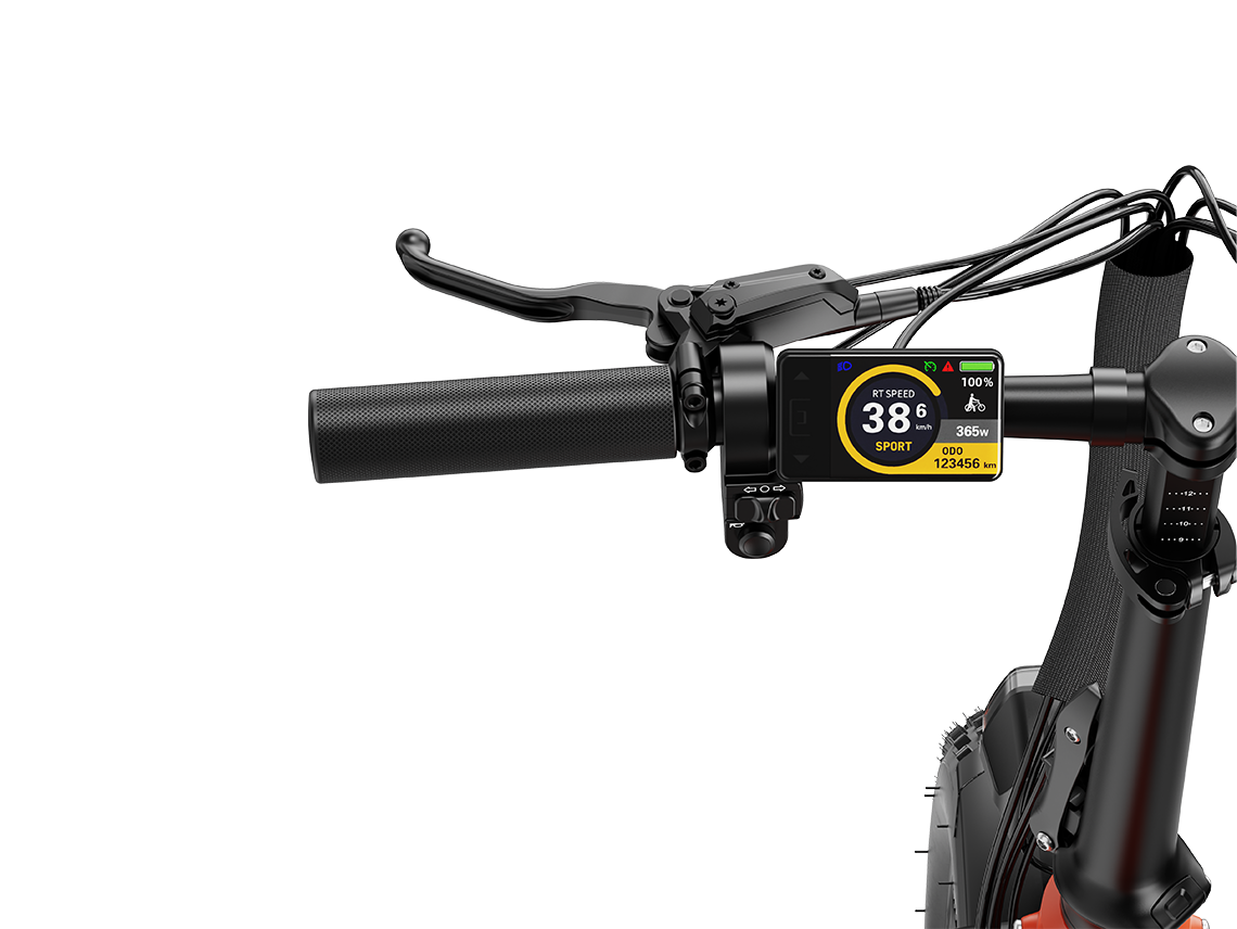 Heybike Mars 3.0 Full Suspension Folding Fat Tire eBike - Top Speed 28 MPH